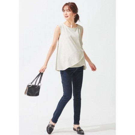 Зручні джинси для вагітних Сині